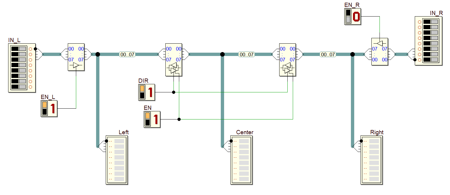 Tri-state and Bi-directional Buffers ('bus' version)