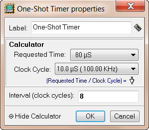 Dialog to set Timer Interval