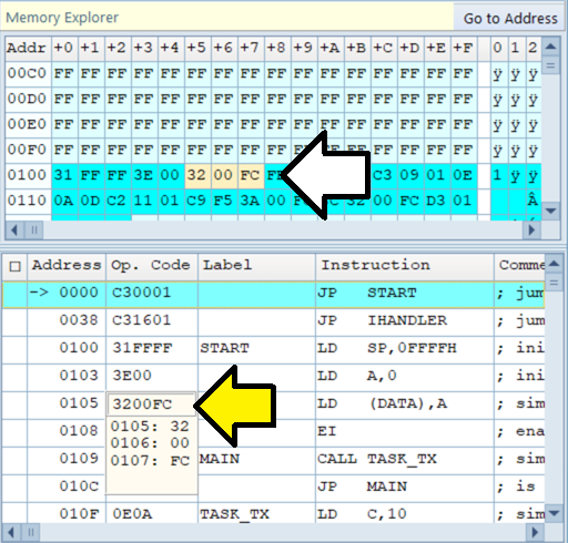 Machine Code Hover Feature