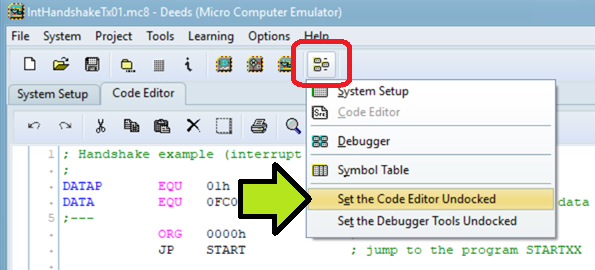 Dock/Undock Commands
