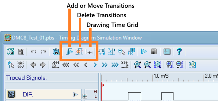 New Signal Editing Toolbar