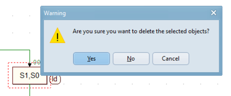 Delete Confirmation Dialog
