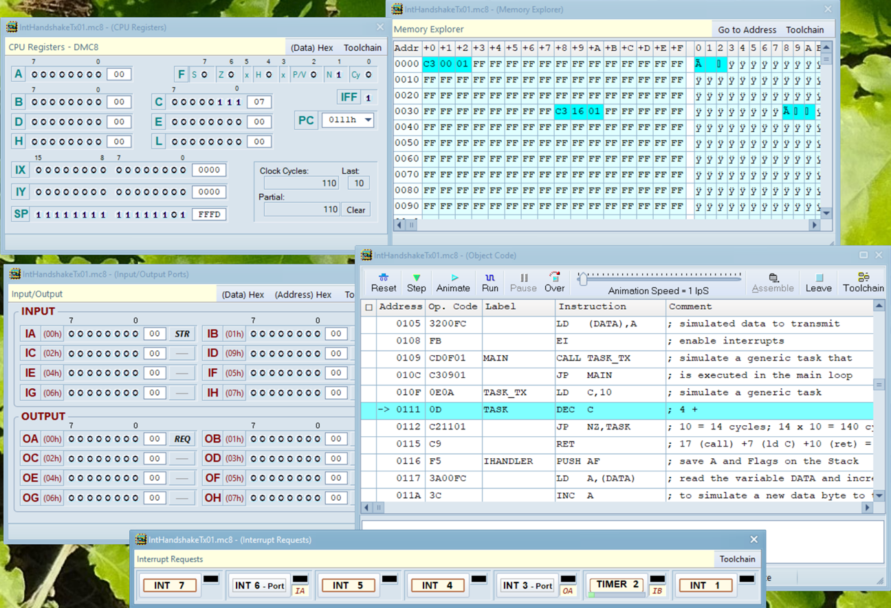 Undocked Debugger Windows Layout